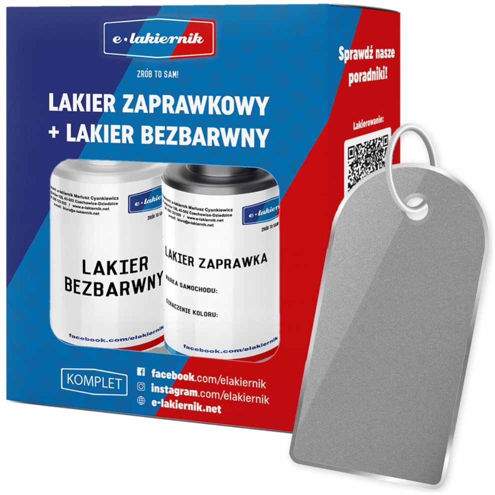 

Lakier Zaprawka Bezbarwny Ford Moondust Silver