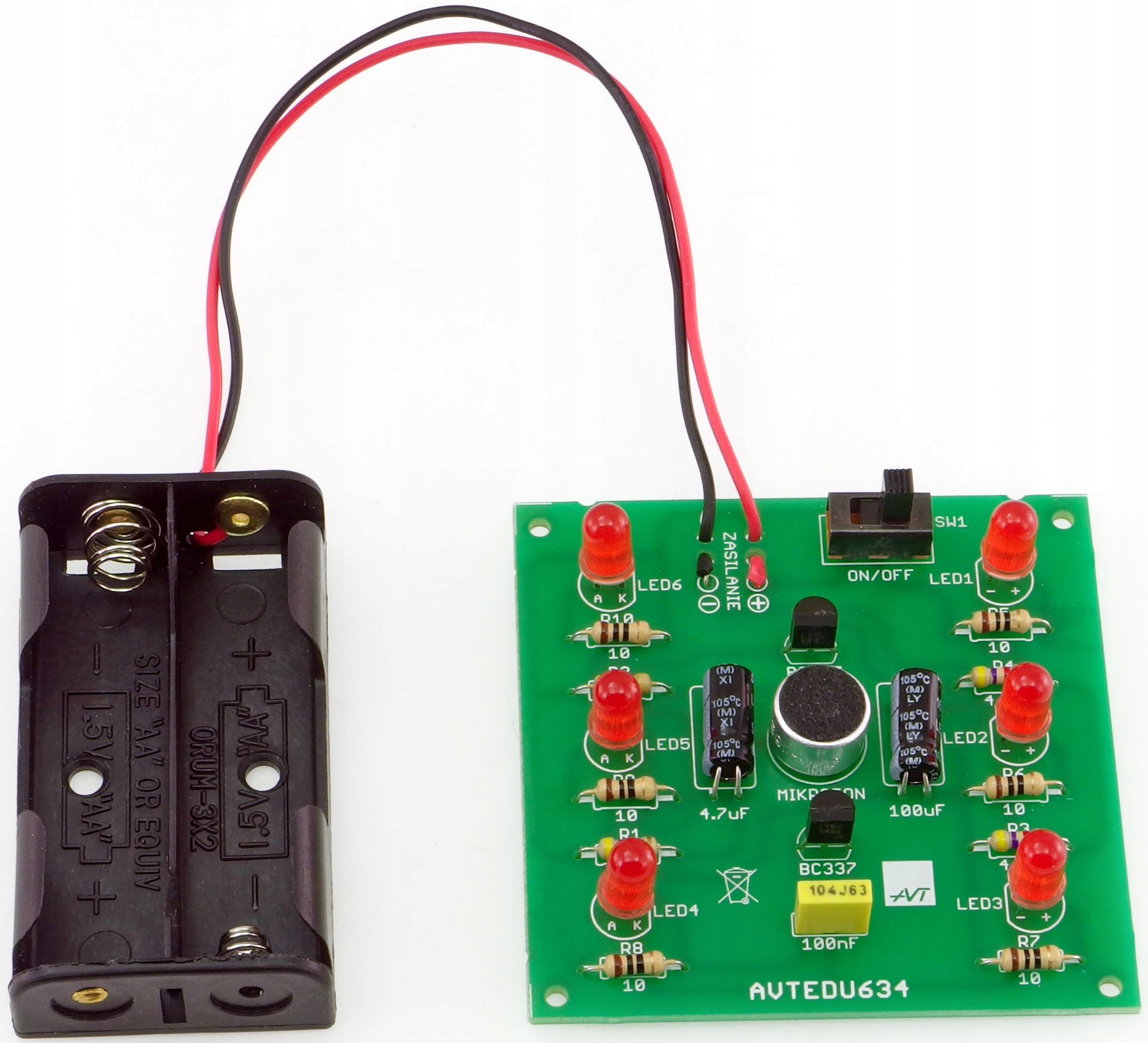 MigoLEDki, zestaw DIY do nauki lutowania