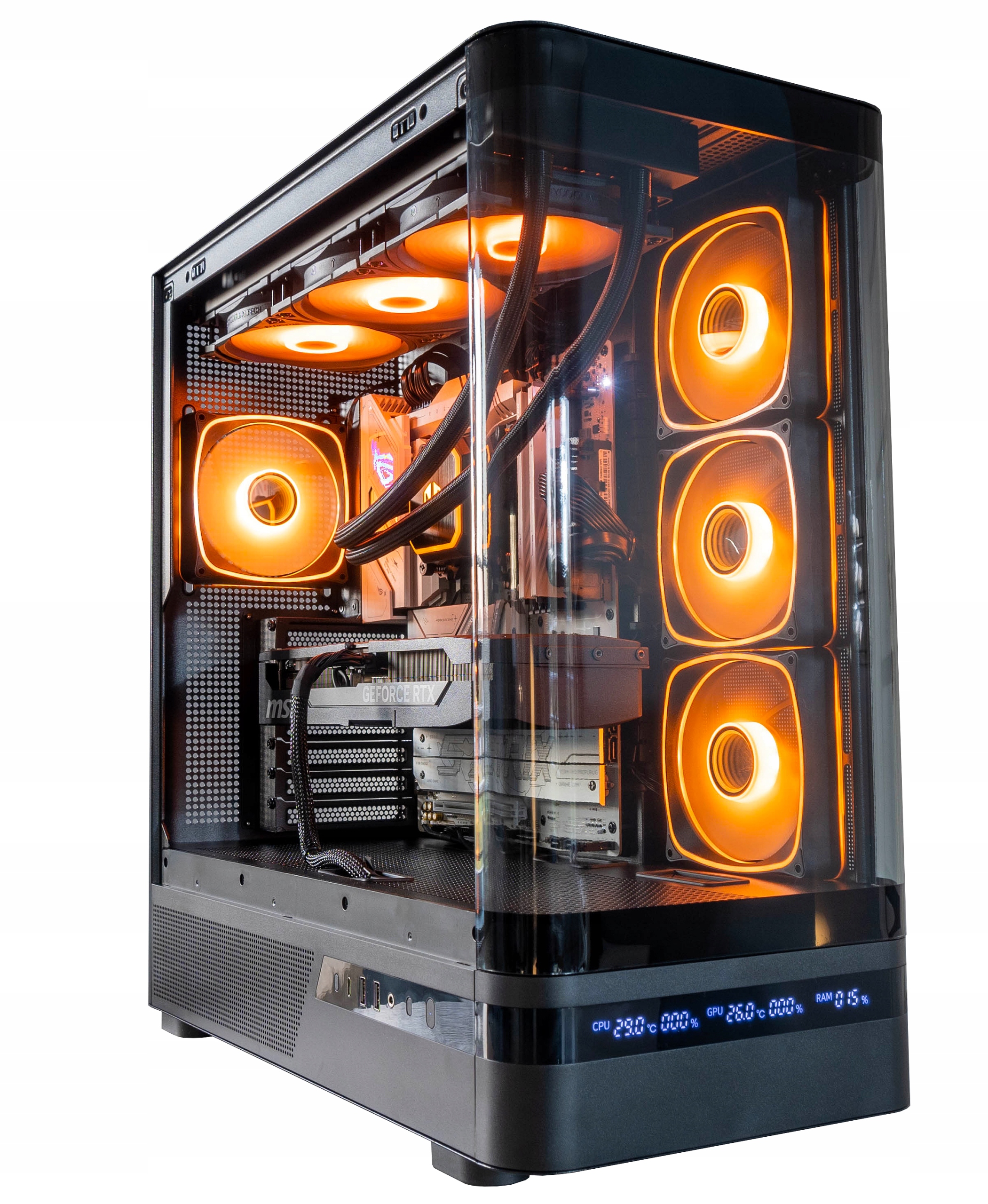 Gamingowy AQ200B Ultra 7 270K Plus SSD1TB 64GB RTX5080 Wifi Woda