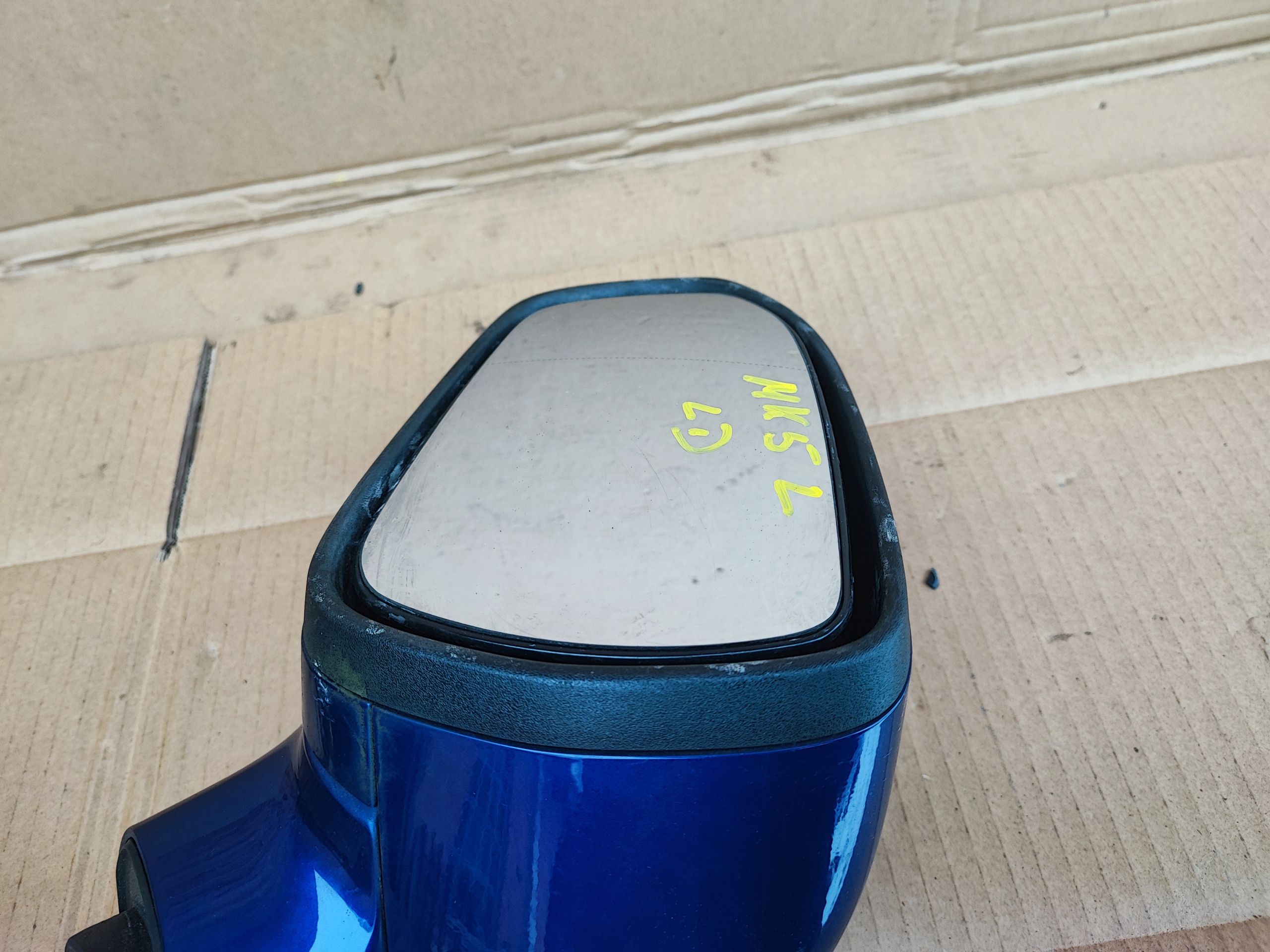 Ford Mondeo MK5 lusterko lewe LD składane 9 pinów Kolor niebieski