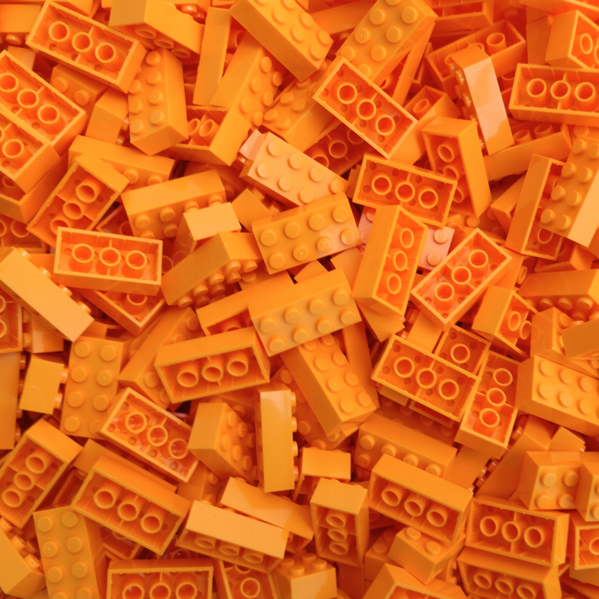 Lego Kostka Cihla 2x4 Oranžová 4119641 3001 100 Ks