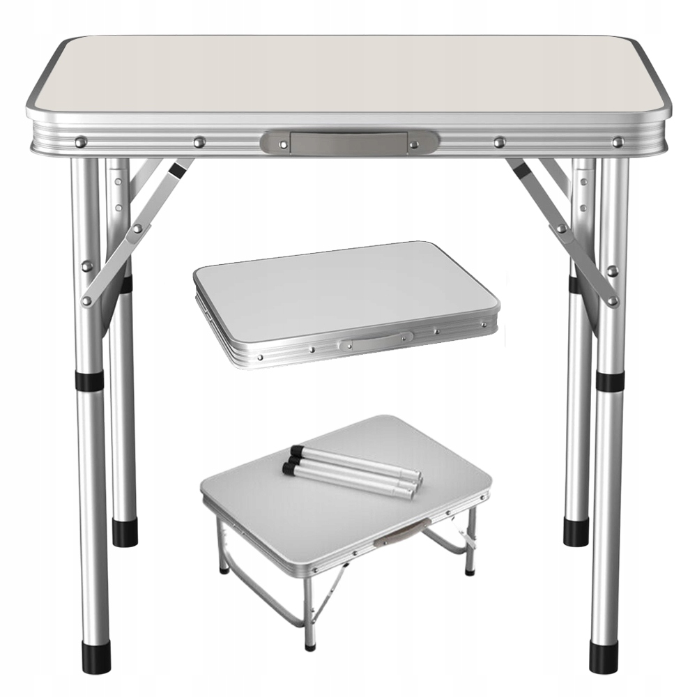 Stół Turystyczny Składany Aluminiowy Stop Stół Do Grillowania 60X45X26 CM