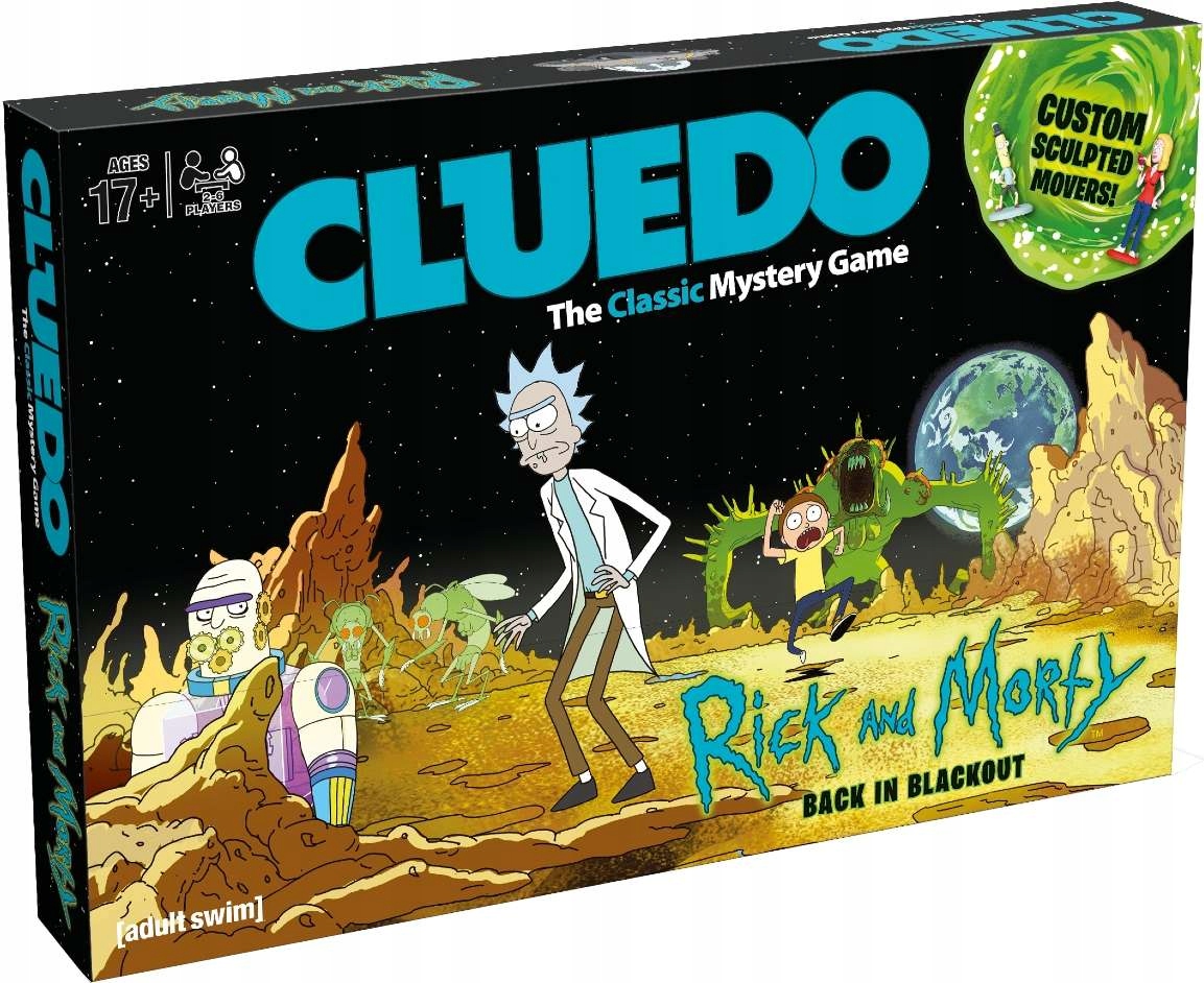 Gra planszowa Winning Moves Cluedo: Rick and Morty