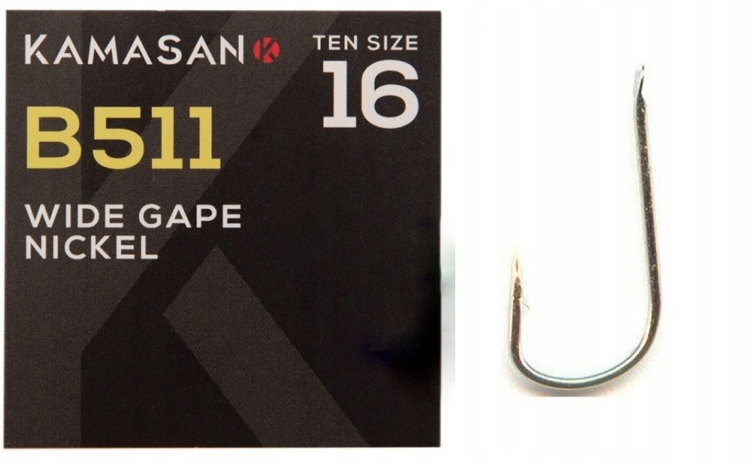 

Haczyki Kamasan B511 rozmiar 14