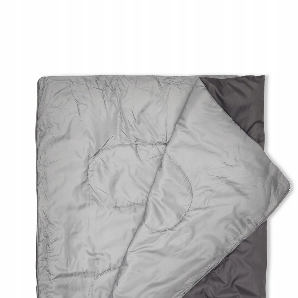 ŚPIWÓR kołdra CAMPUS koperta SLOGEN 300 -10 do 7 R Kolor dominujący szary