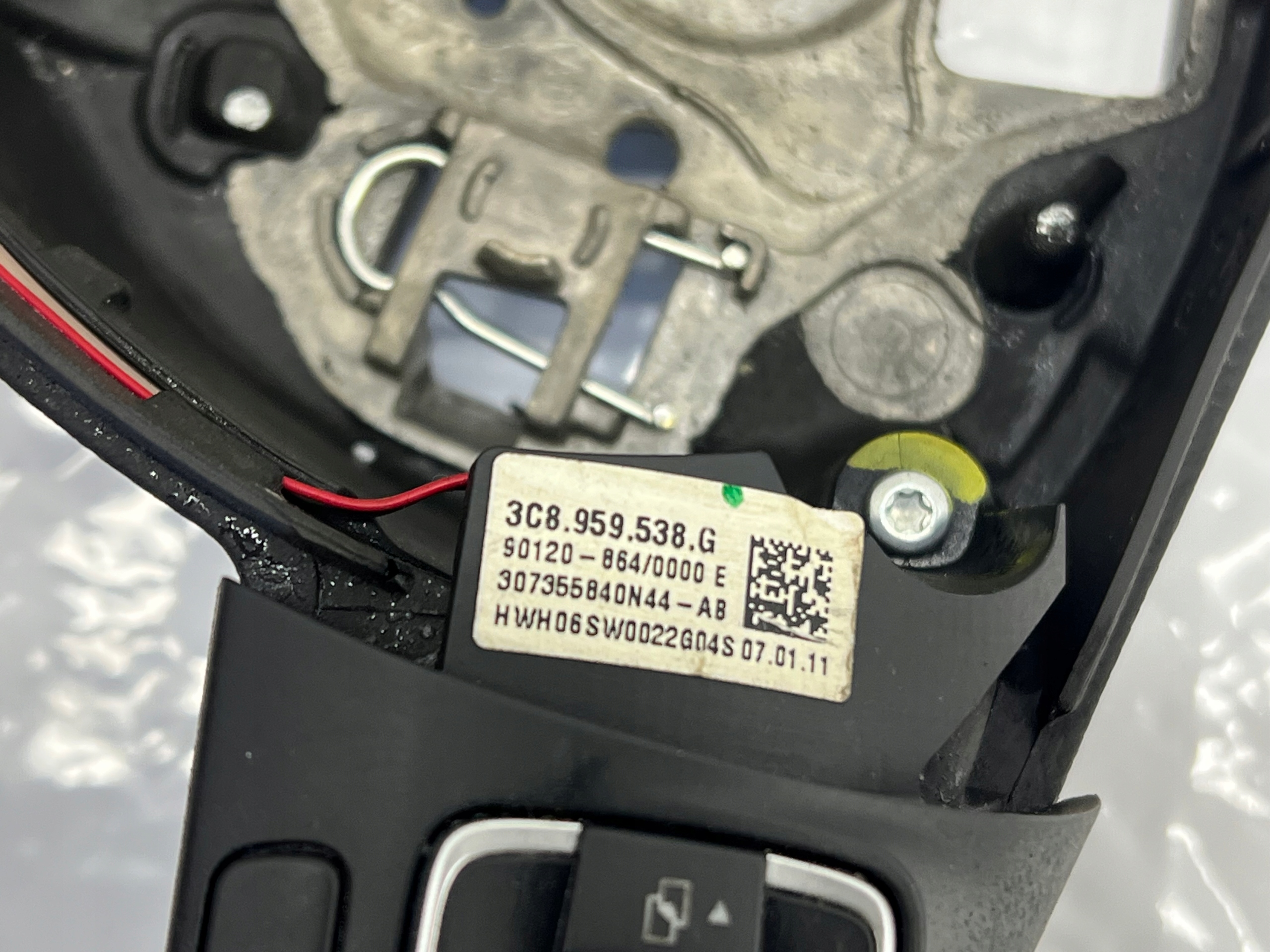 lenkrad Leder MULTI VW PASSAT B7 CC 3C8419091BE LADNA