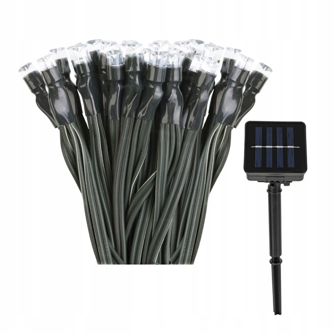 

Łańcuch Solarny 200 Led Światełka Lampki Białe