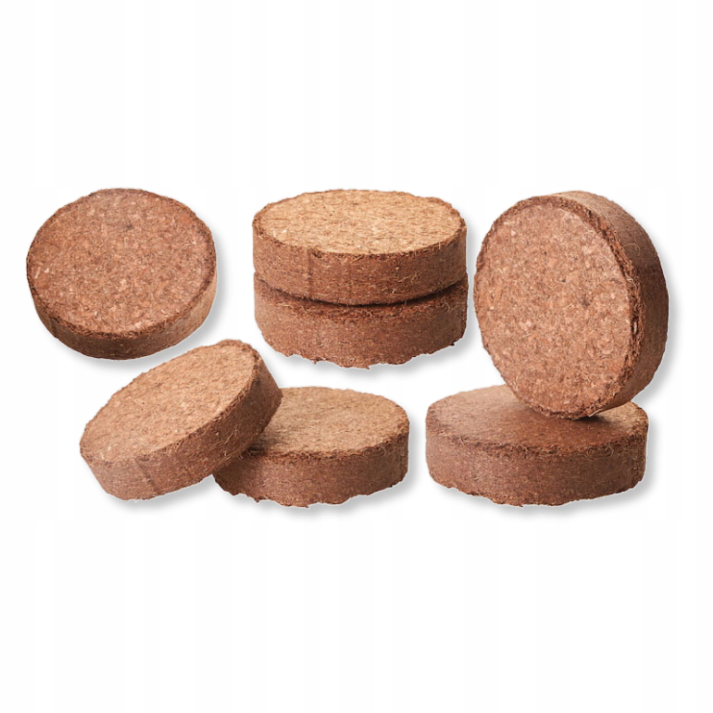 

Włókno, podłoże kokosowe, 5x krążek Ø 10cm 5x 1,5l