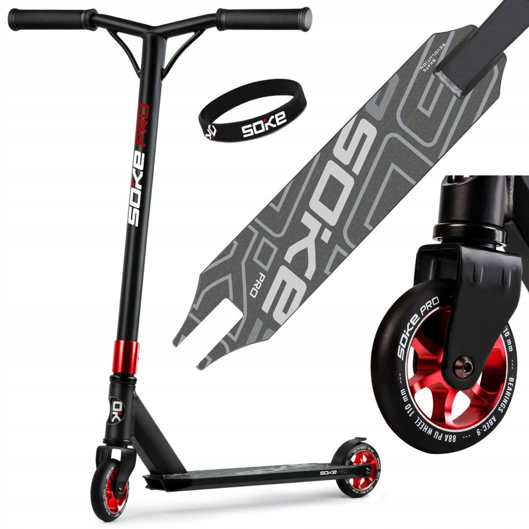 Hulajnoga Soke Pro red Czerwona
