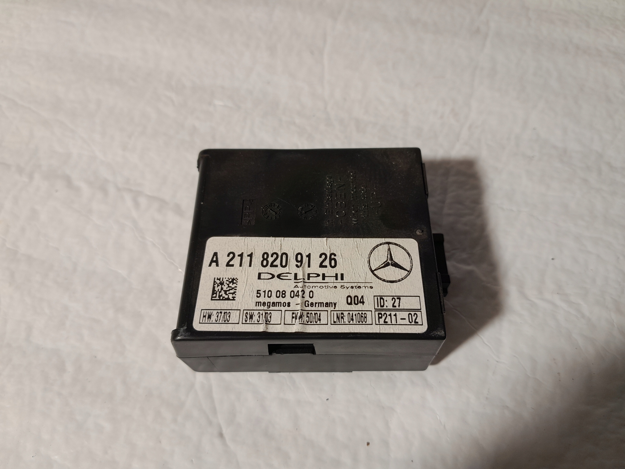 MERCEDES SL500 R230 module alarm module control unit A2118209126