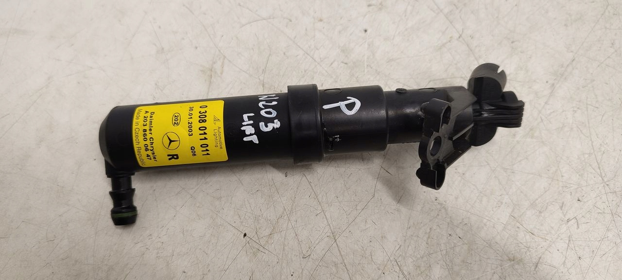 washer lights right Mercedes W203 1,8 compressor;