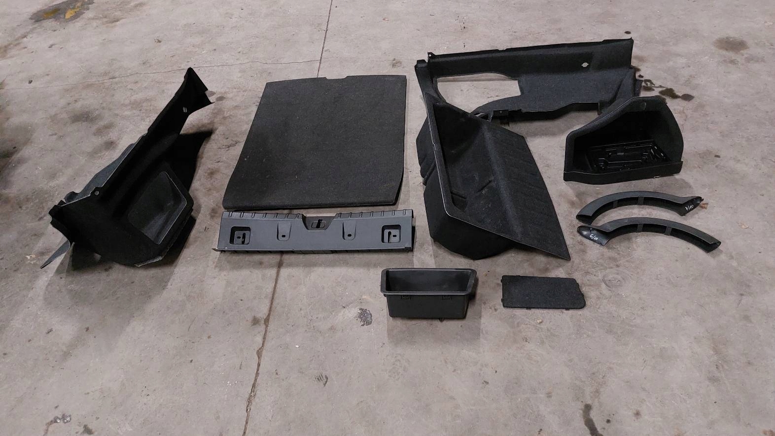 Килимове покриття багажника BMW F30 седан