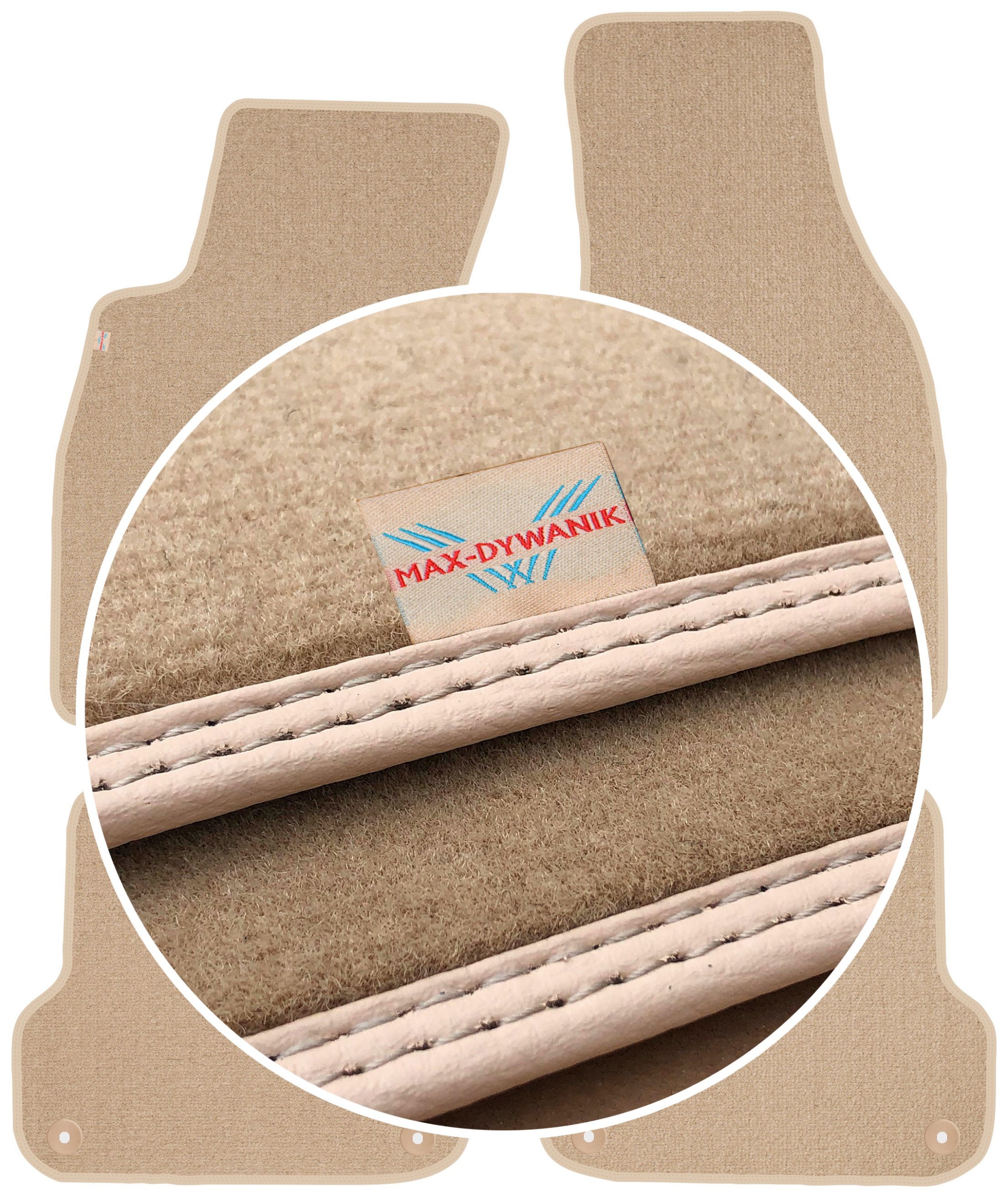 Audi A4 B6 B7 2001-2007 велюровые коврики