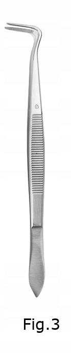 

Pinceta stomatologiczna Meriam 15.5cm, Fig.3