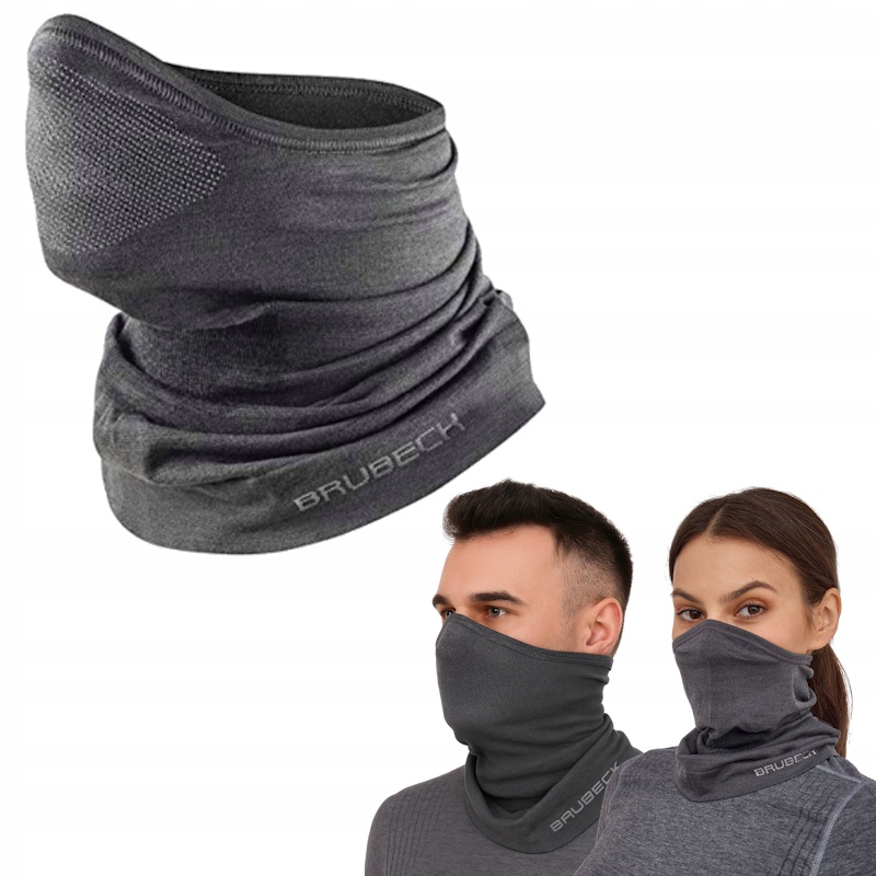 Półkominiarka komin Brubeck M-Pro Merino grafitowy L/XL