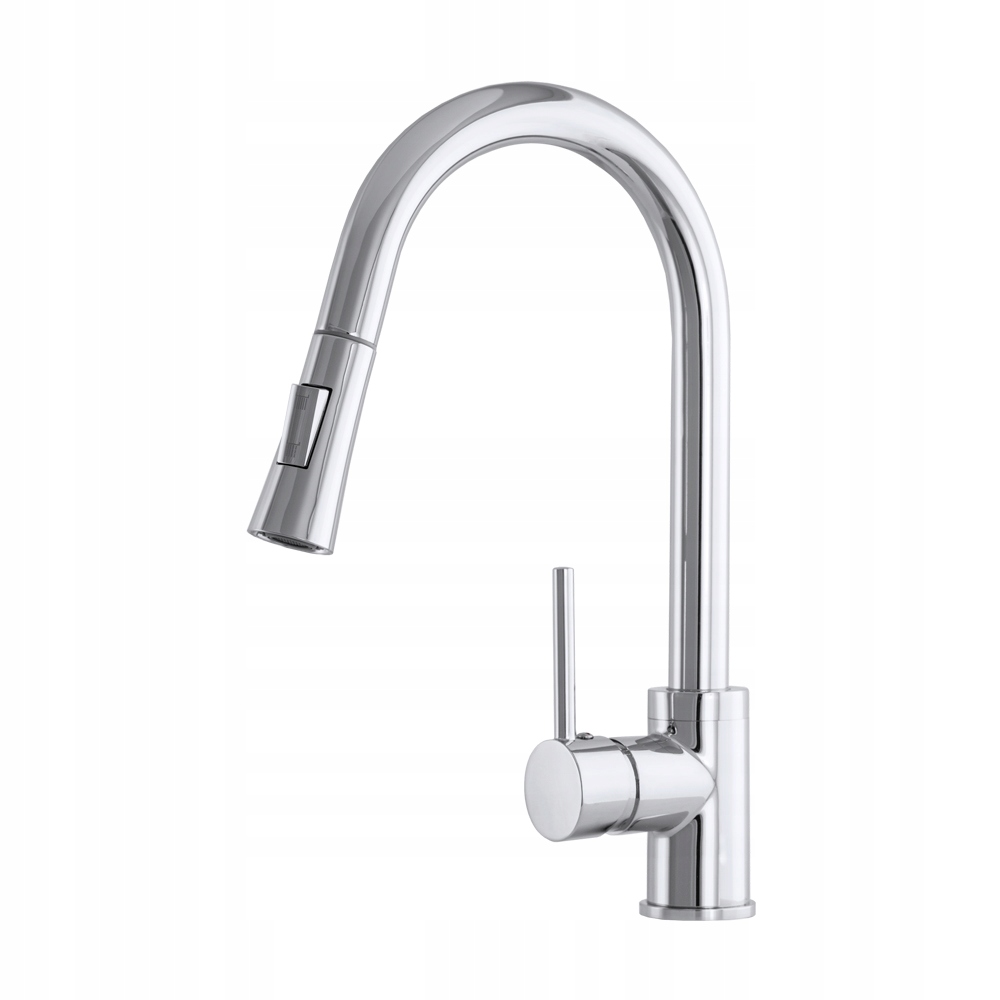 BATERIA KUCHENNA WYCIĄGANA WYLEWKA LIBRA CHROM Kolor srebrny