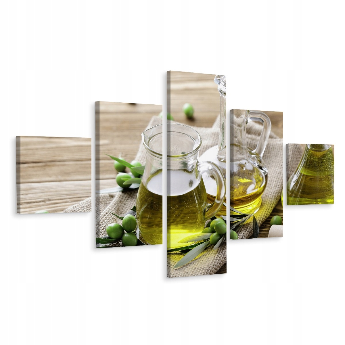 Obraz 5 Częściowy Greckie Oliwki Dekor 3D 250x150