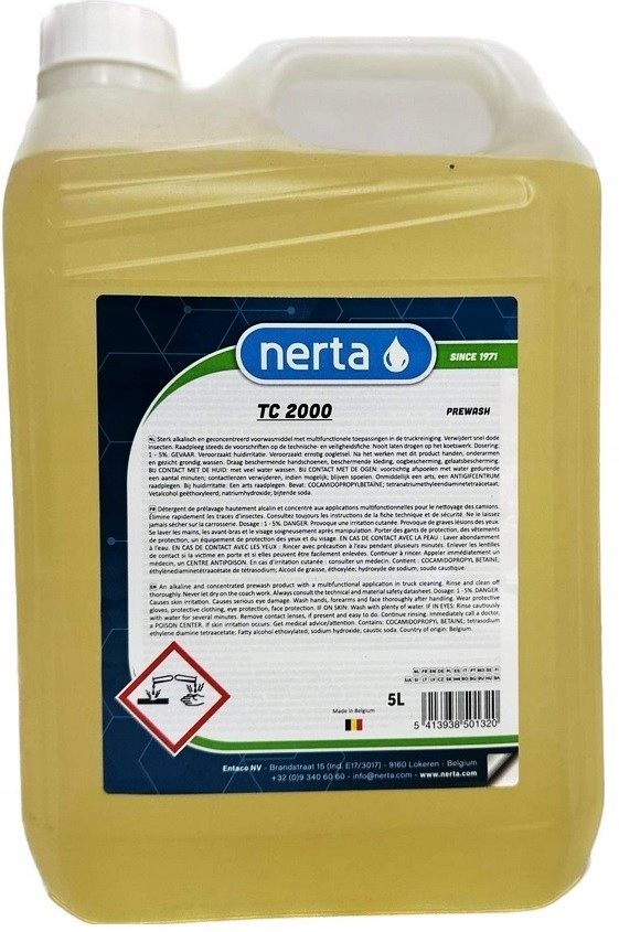 MOCNA AKTYWNA PIANA Nerta TC 2000 5L do mycia samochodu ciężarówek TFR TIR EAN (GTIN) 5413938501320