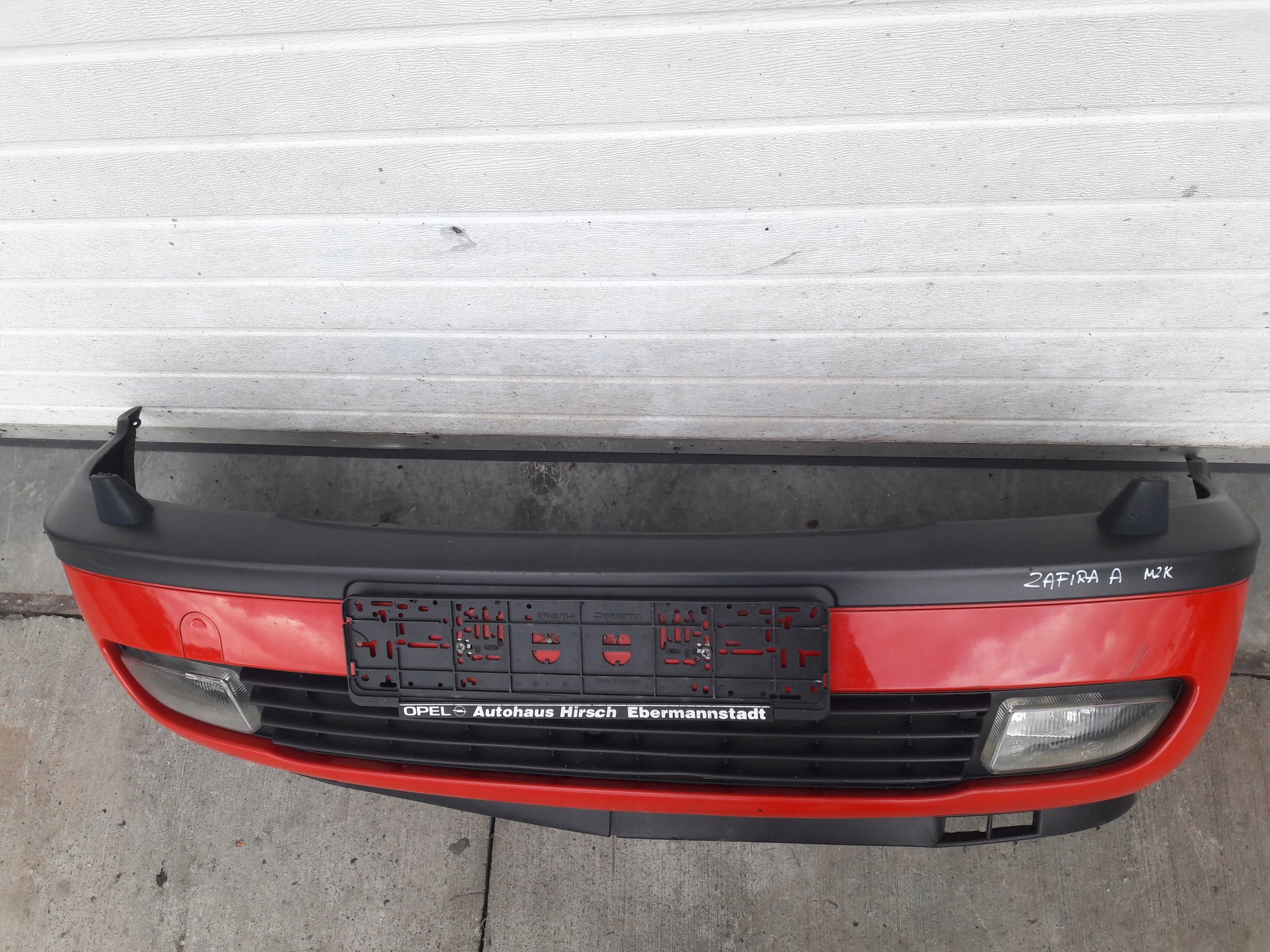 bumper front washers komplet Opel Zafira A