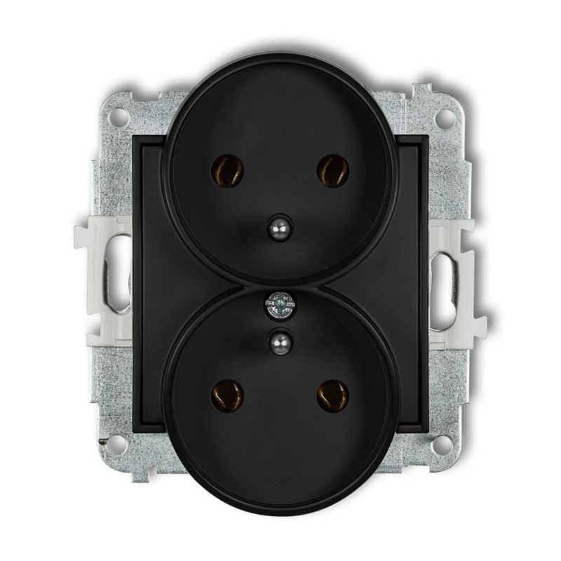 

Gniazdo podwójne z/u Deco Mini Karlik 12MGPR-2z