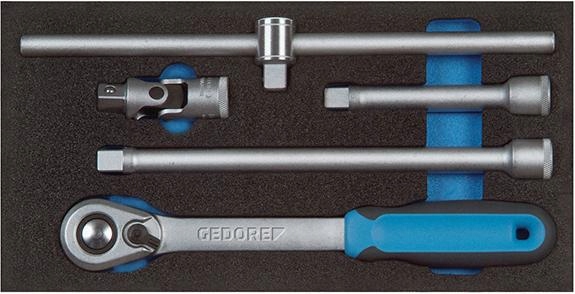 Modul nástrojov CT1/3 upevňovacia časť 1/2", drobné Gedore