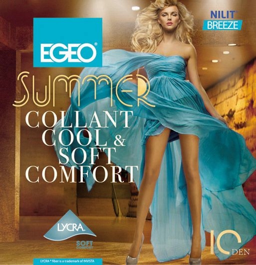 

Egeo Rajstopy Summer 10den r.4-L nero