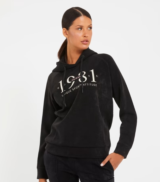 Dámská mikina Guess aleta hooded sweatshirt