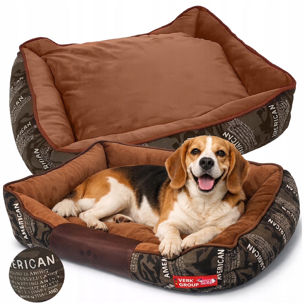 Levně Verk 19510 Pelíšek pro psa nebo kočku vel. L, šedo-hnědý