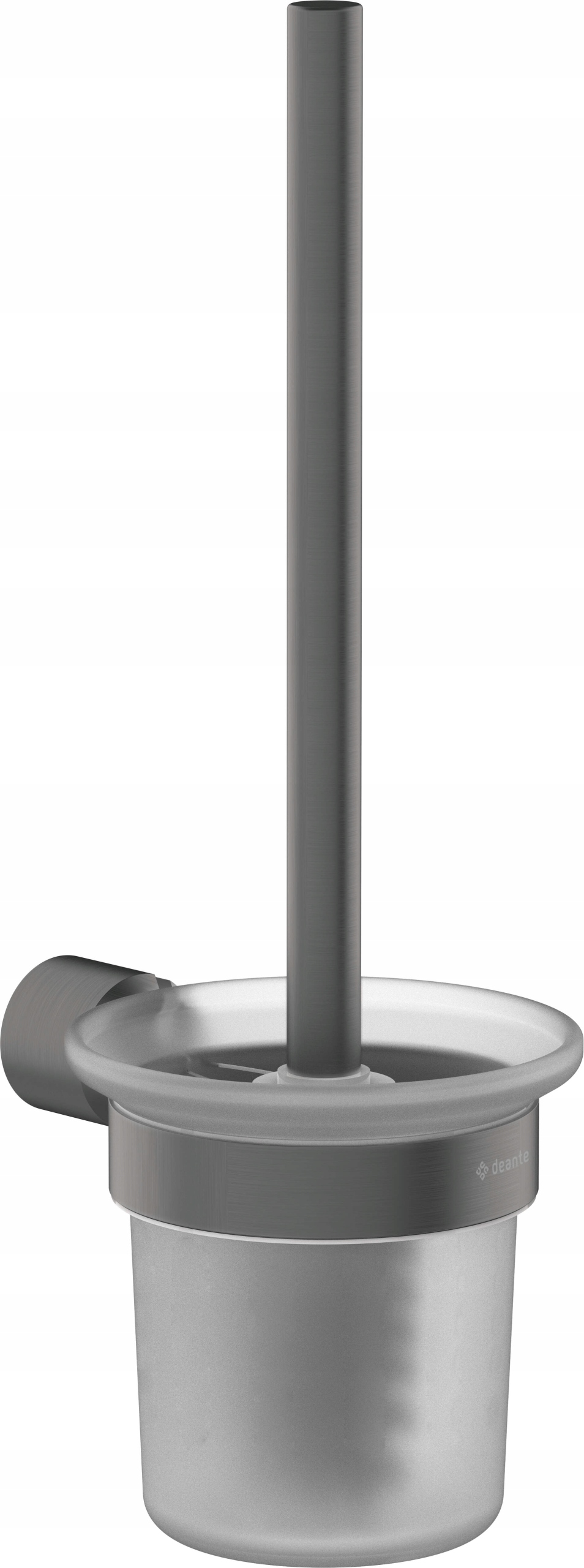 Deante Závěsná Wc štětka z titanu, ocel 304, montážní sada součástí balení