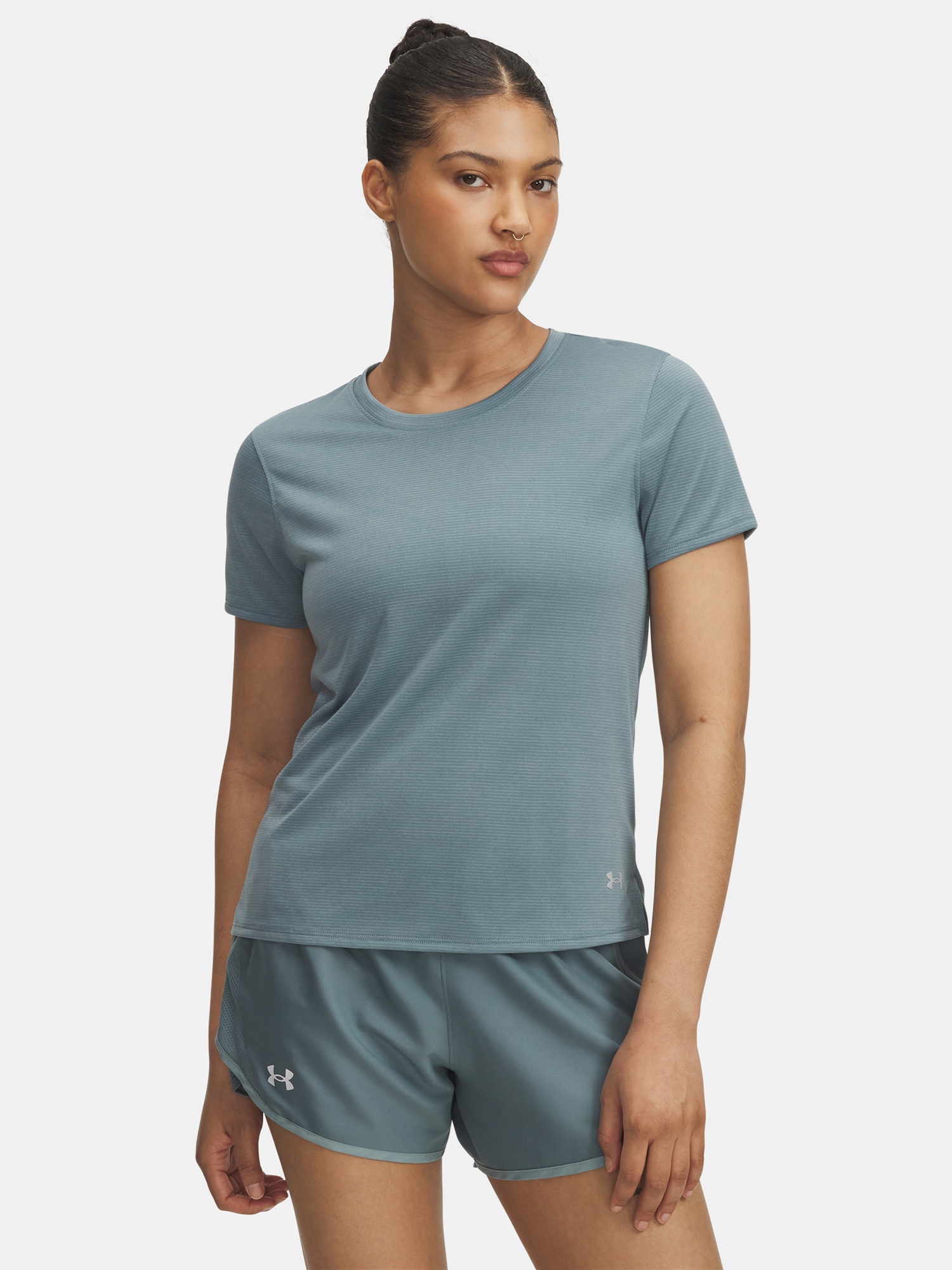 Dámské tričko Under Armour Ua Launch Shortsleeve-BLU vel. S