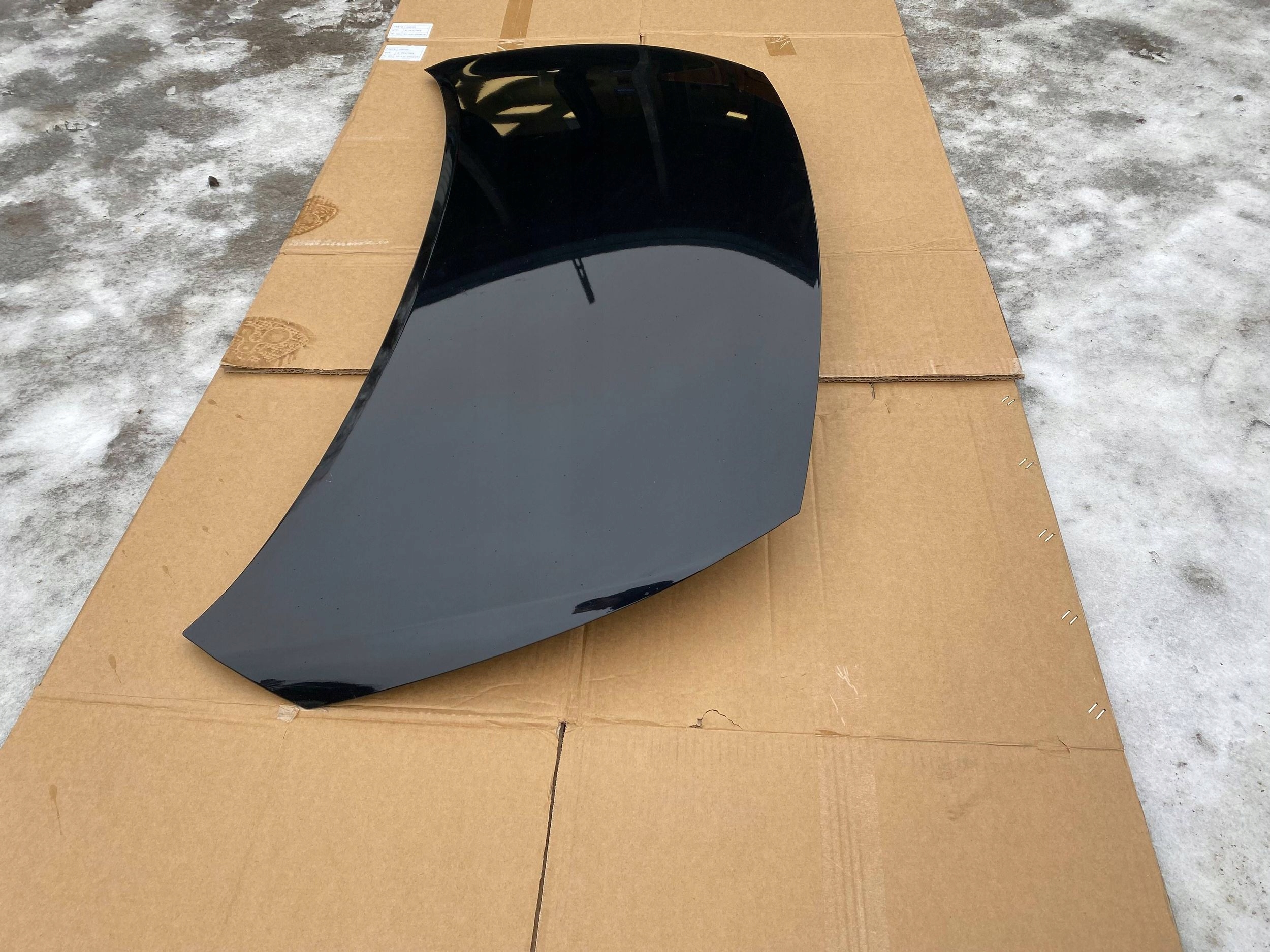 KIA PICANTO III originál complete bonnet cover front ABP black