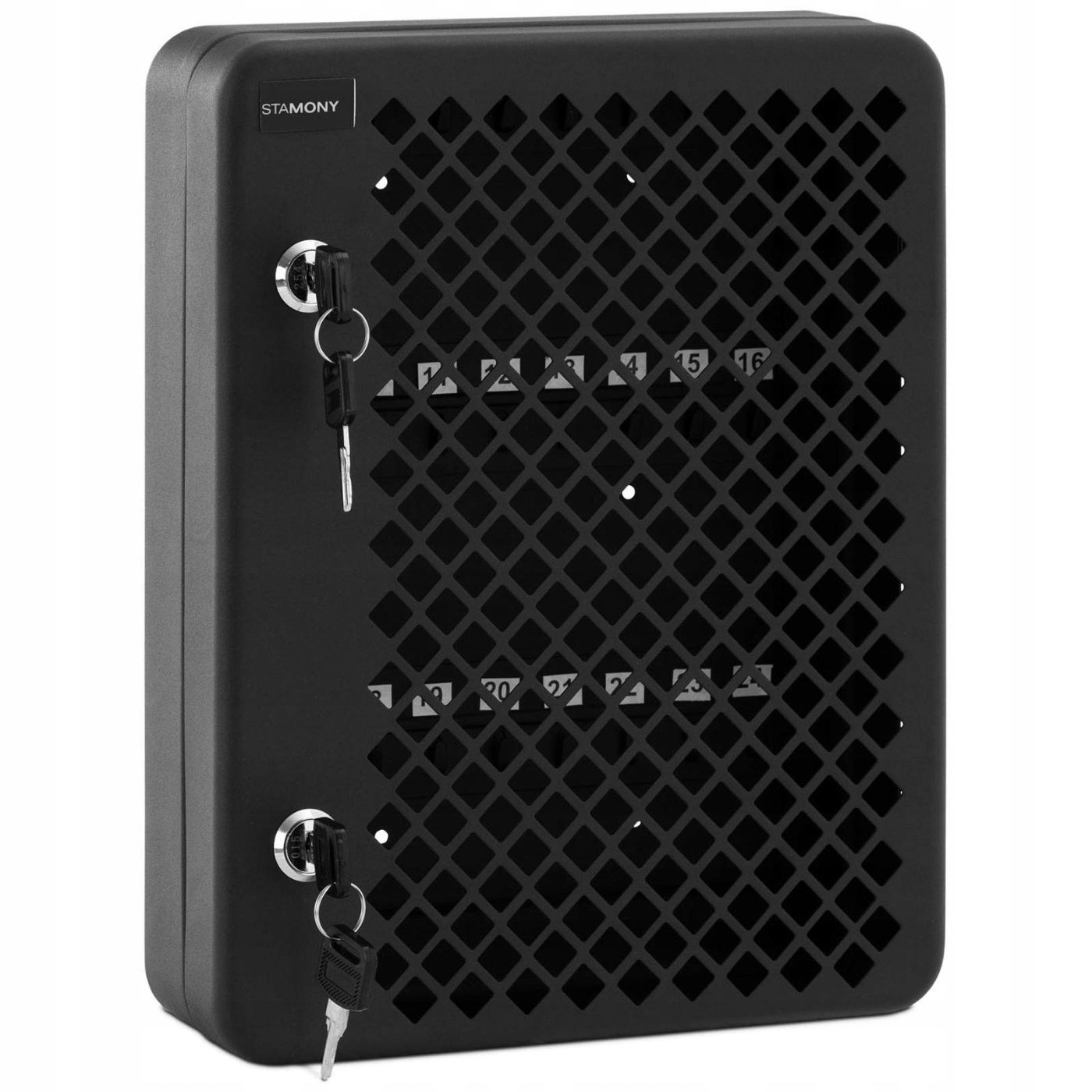 SKRZYNKA SZAFKA SKRYTKA KASETKA ŚCIENNA 24 KLUCZE