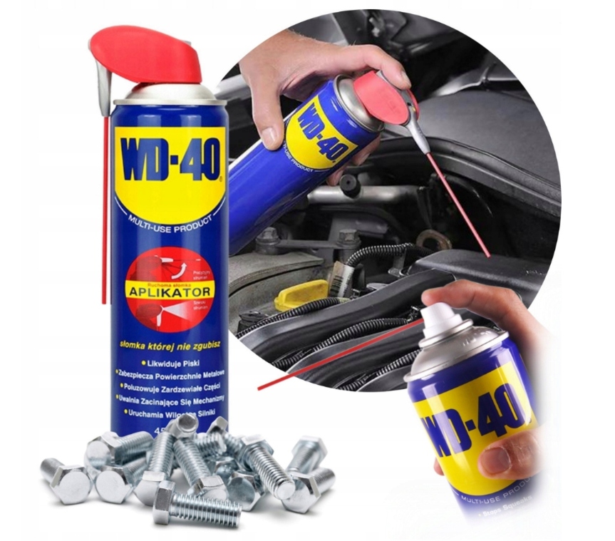 WD-40 PREPARAT WIELOFUNKCYJNY Z APLIKATOREM 450 ML Numer katalogowy producenta 01-450