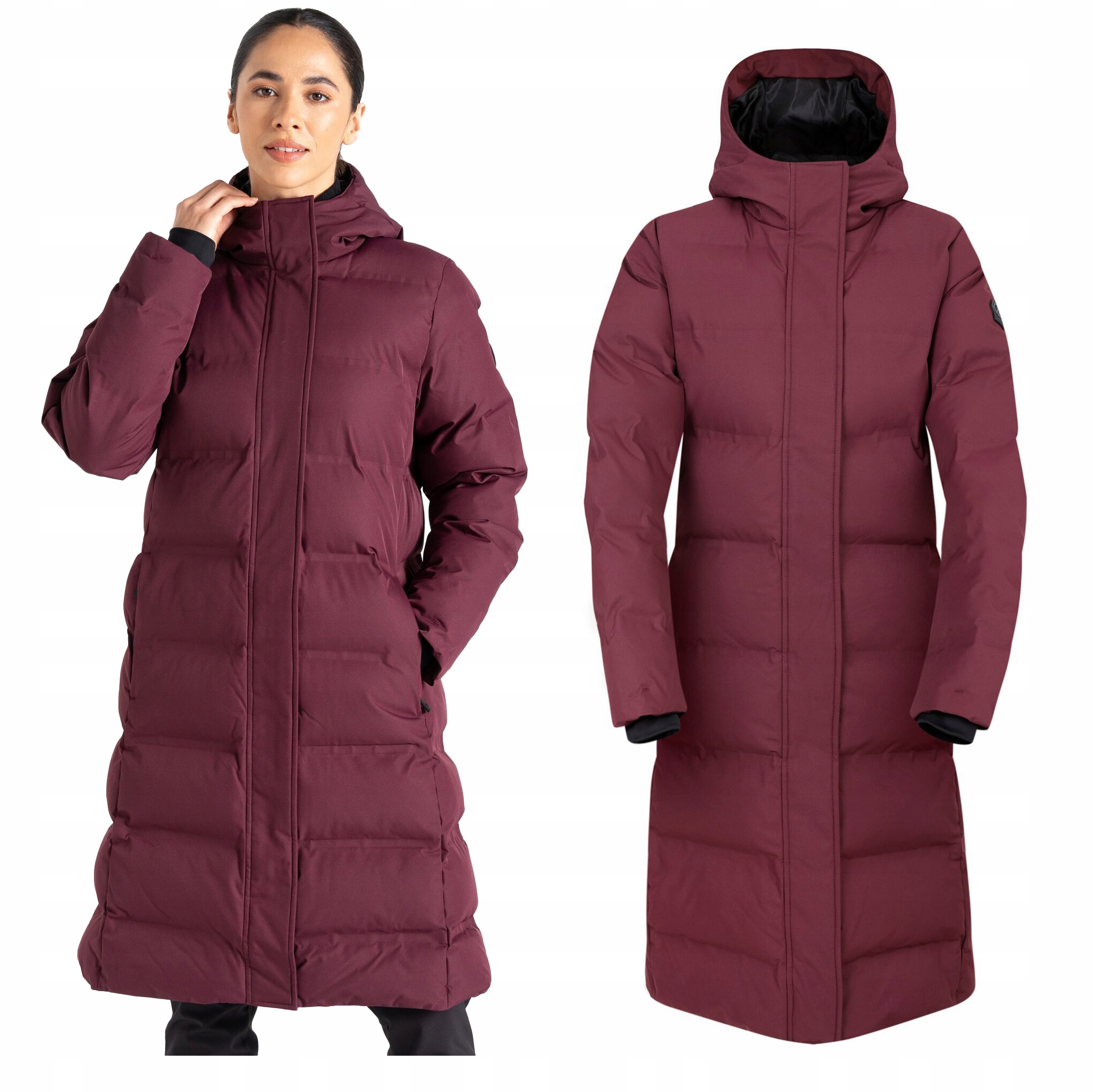 Kurtka Zimowa damska Płaszcz z kapturem DARE2B membr 15000 wodoodporna S