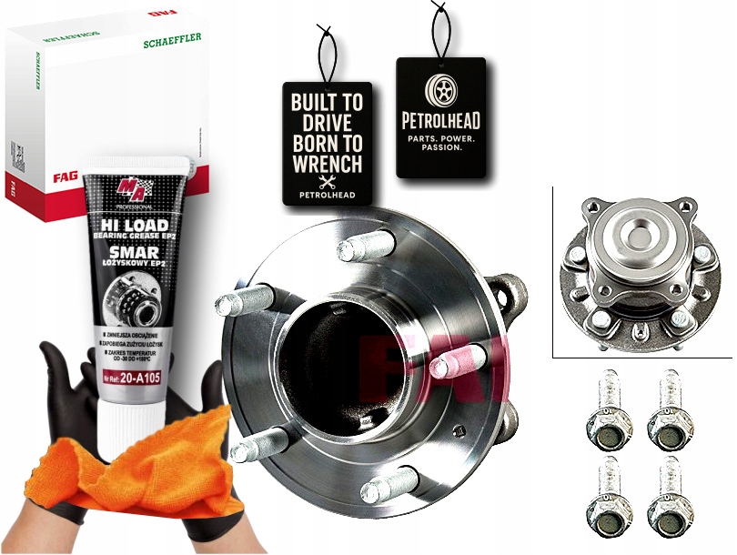 Sada Ložiska Kola S Nábojem Zadní Chevrolet Cruze Orla #Petrolhead Pro+ Kit7