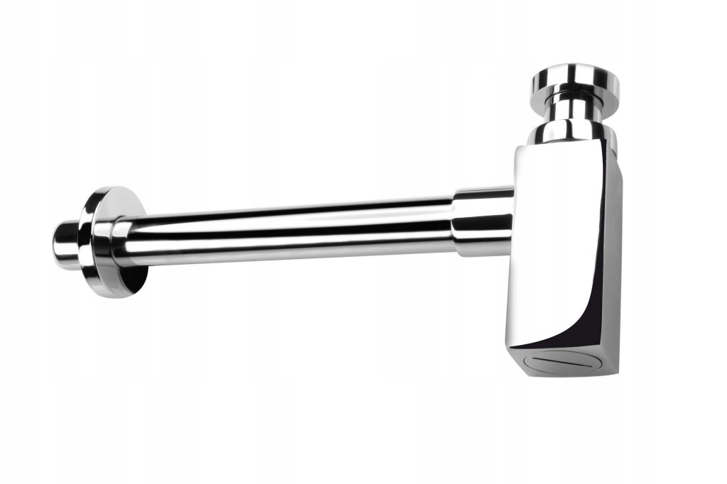 Sifón chróm Odtokový set k umývadlu, štvorcový (NHC_032K) /sm/