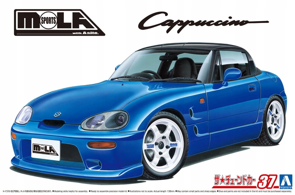 Suzuki Mola Sports EA11R Cappuccino '91 1:24 Aoshima 06234
