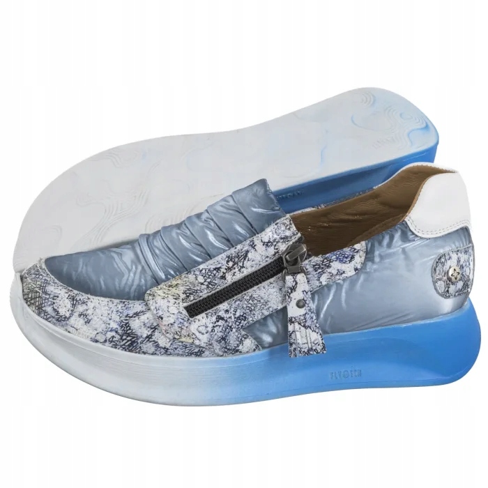 Polobotky Kožené Dámské Maciejka Modré 06800-17