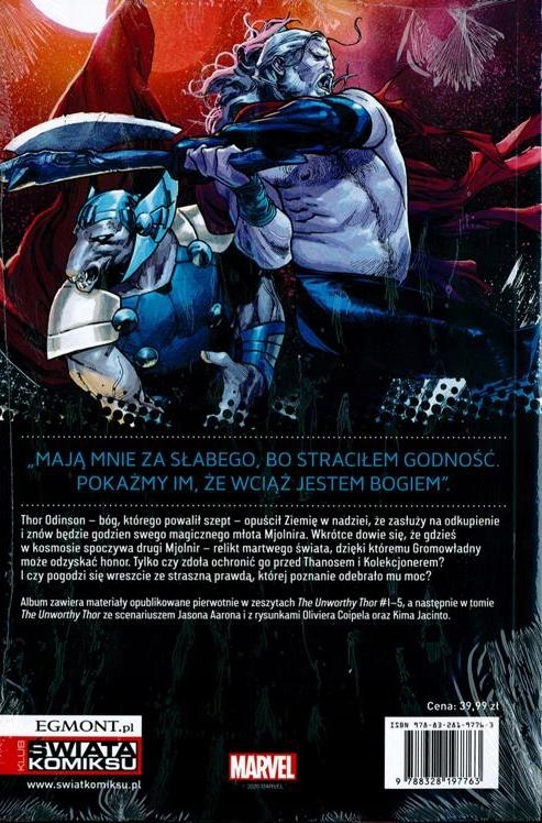 NIEGODNY THOR ISBN 97883281348094