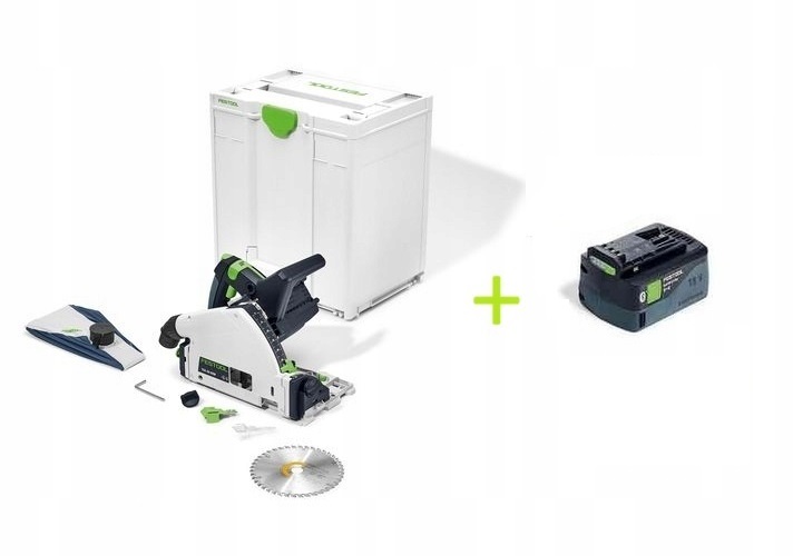 FESTOOL ZAGŁĘBIARKA AKU TSC 55 KEB-BASIC + AKUMULATOR 5Ah 576712 577025