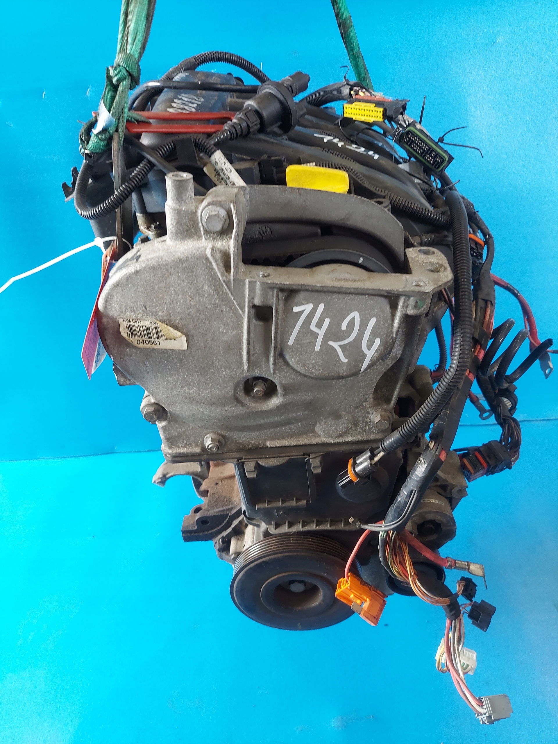 engine SCENIC 2 2008 R 1.6 16 V K4MC8 166.498 KM