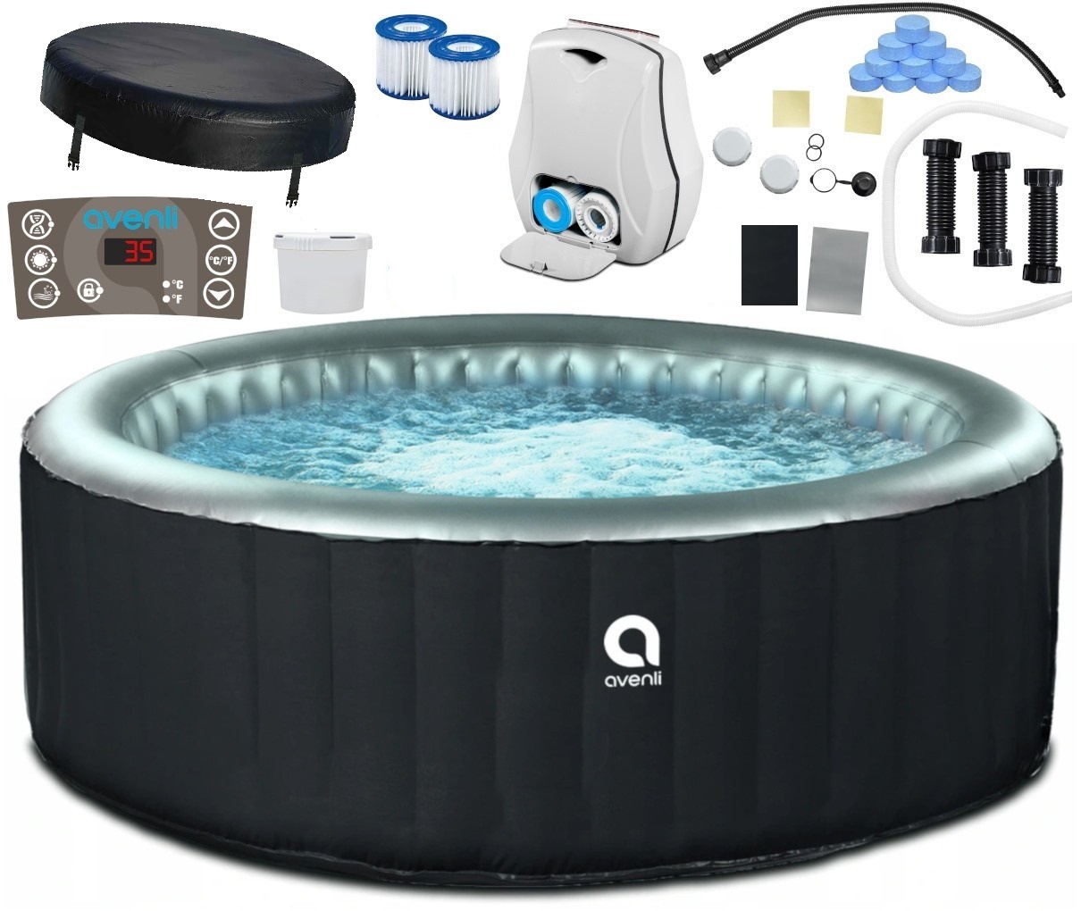 DMUCHANE SPA BASEN OGRODOWY AVENLI LONDON 3 OSOBY HYDROMASAŻ