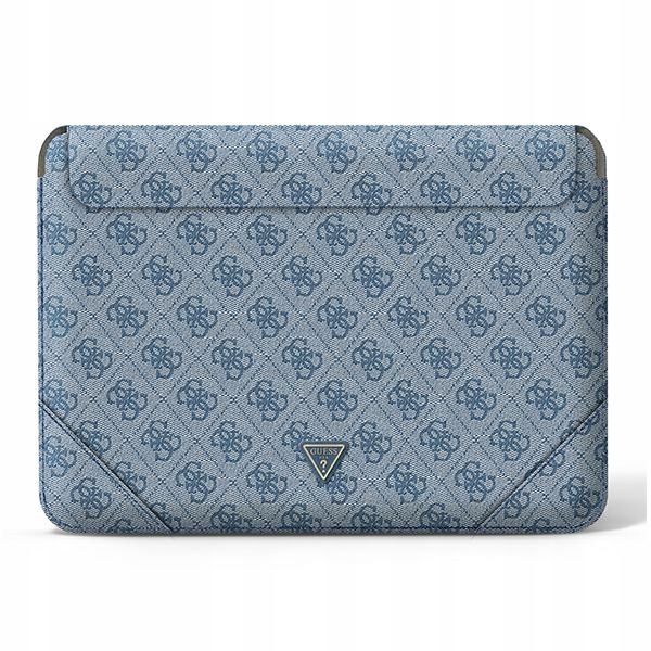 Guess Sleeve GUCS16P4TB taška na notebook 16" modrá 4G Uptown Triangle