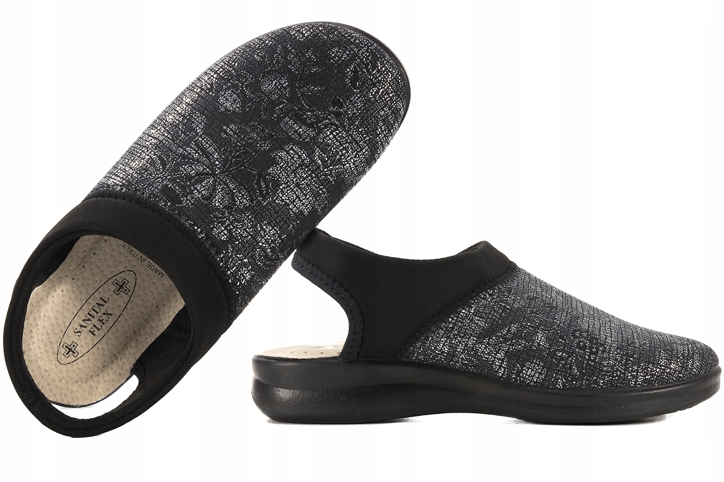Sanital Flex 8232.36 Dámské Textilní Sandály Na Halušky Pu