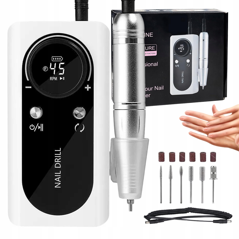 Bruska Na Nehty Se 6 Hlavicemi Pro Odstraňování Zácpy A Zrohovatělin