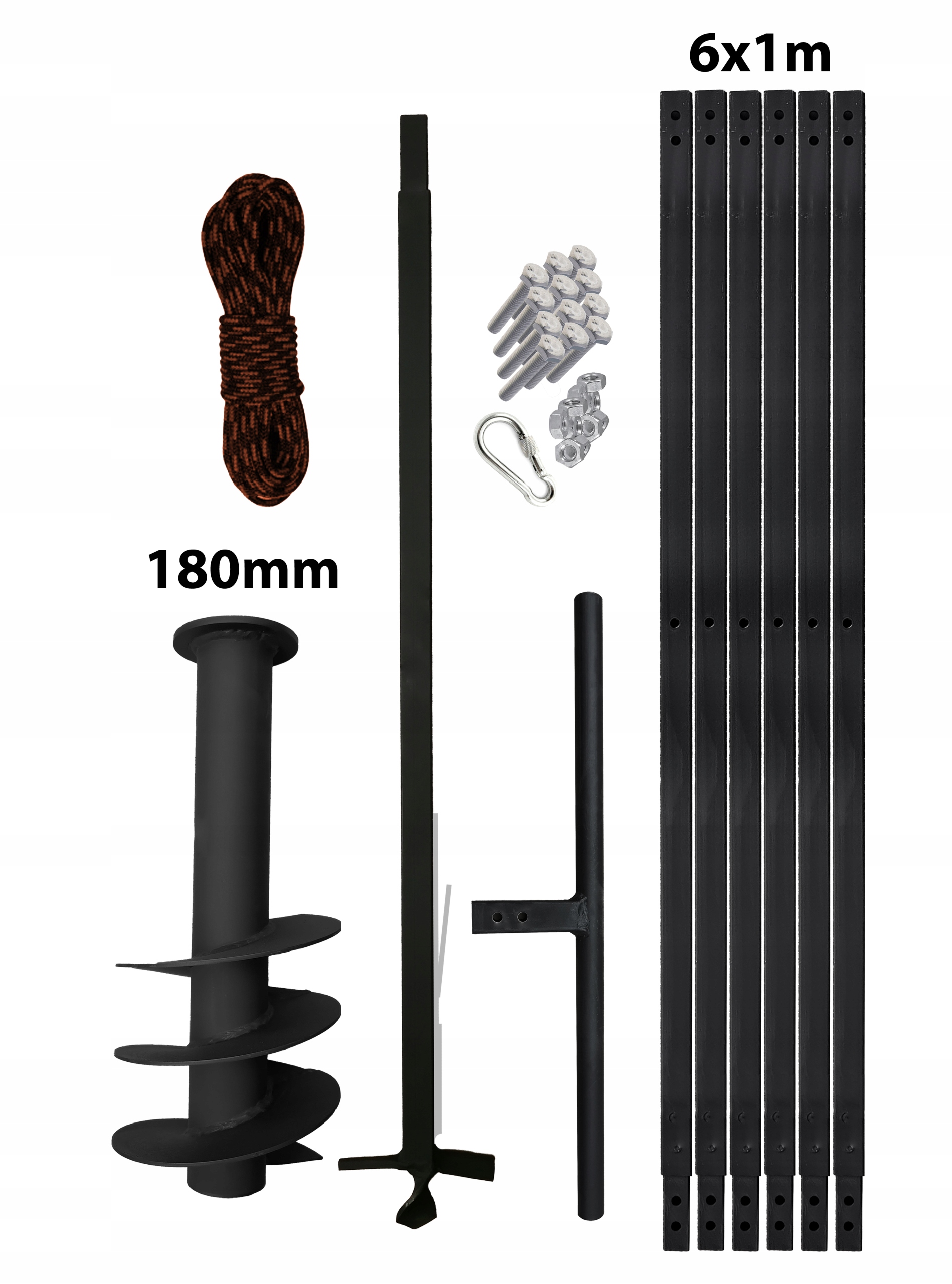Wiertnica ręczna do studni 180mm 7m