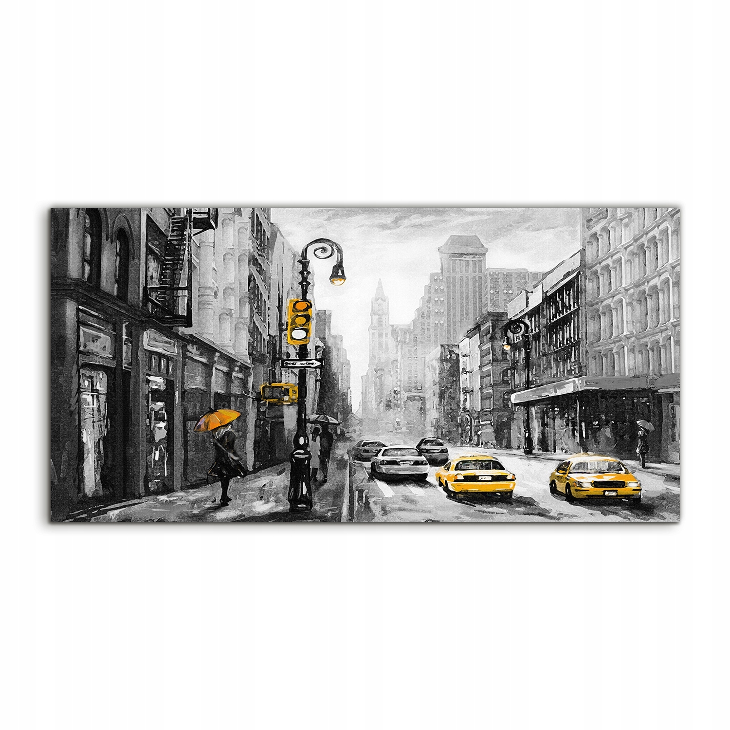 Fotoobraz 120x60 ako darček New York Mesto Autá