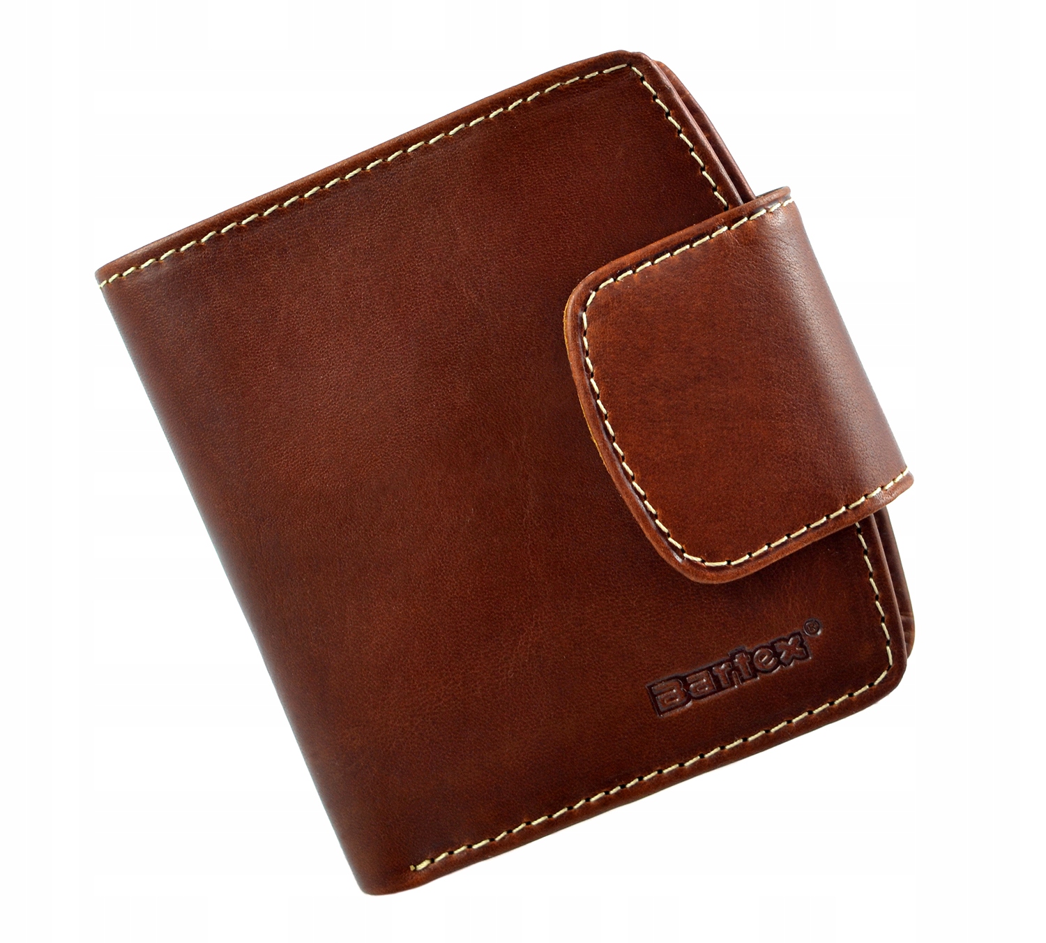 

Bartex 1005D skórzany portfel damski cognac Rfid