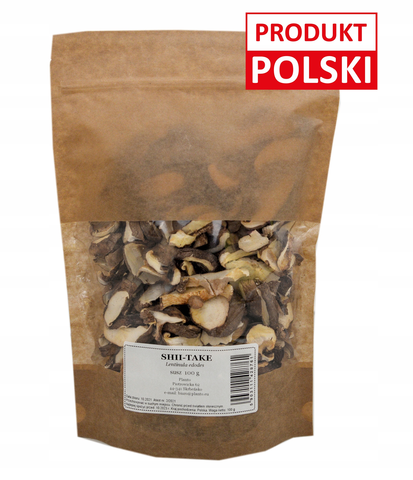 

Grzyby Shiitake suszone 100g
