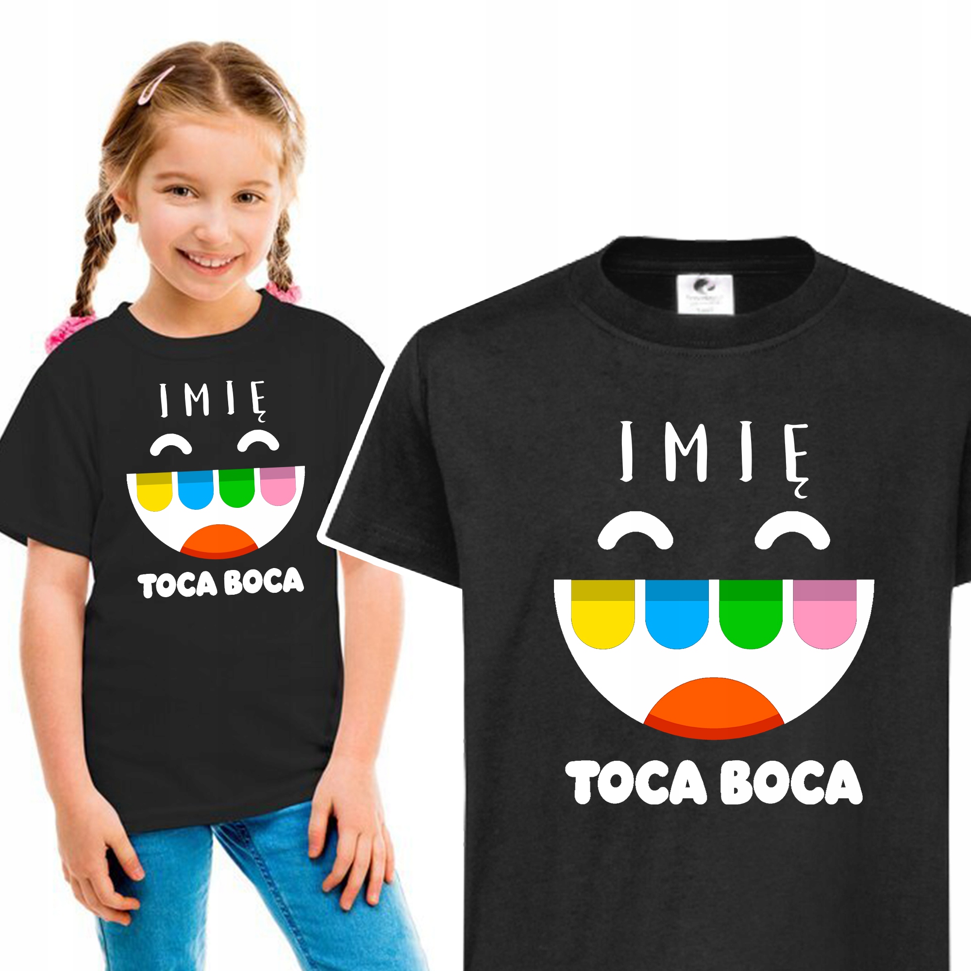 

Koszulka Dziecięca Własne Imię Toca Boca 122 cm